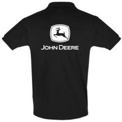 Чоловіче поло John Deere color logo - PrintSalon
