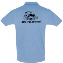 Чоловіче поло John Deere Logo, Tractor - PrintSalon