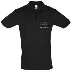 Мужская футболка поло Киев Cтолица Cвободы - PrintSalon