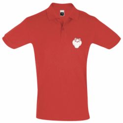 Мужское поло Котик обнимает тебя