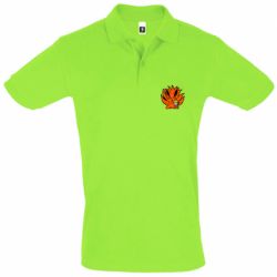 Мужское поло Kurama And Naruto