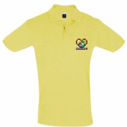 Мужское поло Minecraft Girl