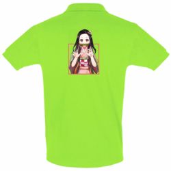 Мужское поло Nezuko - PrintSalon