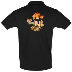 Мужское поло Проезжая осень - PrintSalon