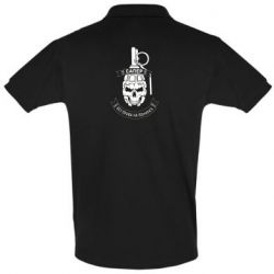 Мужская футболка поло Сапер. Без права на ошибку - PrintSalon