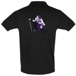 Мужское поло Sasuke with katana - PrintSalon