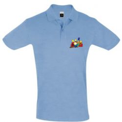 Мужское поло Simpsons At Home - PrintSalon