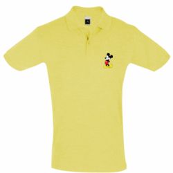Мужское поло Smiling Mickey - PrintSalon