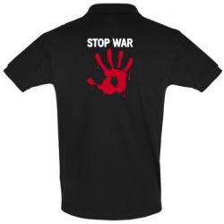 Мужская футболка поло Stop War - PrintSalon