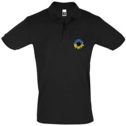 Мужская футболка поло Украина! Подсолнух - PrintSalon