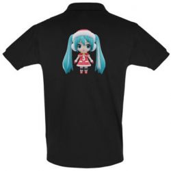 Мужское поло Winter Hatsune Miku - PrintSalon