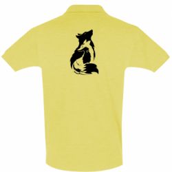 Мужское поло Wolf And Fox - PrintSalon