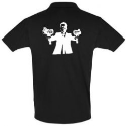 Мужская футболка поло Zelensky fuck putin - PrintSalon