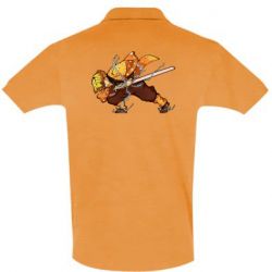 Мужское поло Zenitsu Demon Slayer - PrintSalon