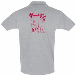 Мужское поло Zero Two Girl - PrintSalon