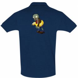 Мужское поло Zombie with a duck - PrintSalon