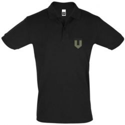 Мужская футболка поло ЗСУ лого - PrintSalon