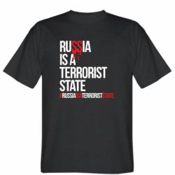 Мужская футболка Stedman Russia is a terrorist - PrintSalon