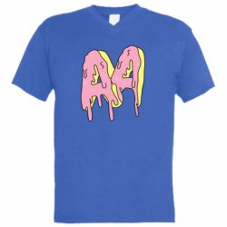 Мужская футболка  с V-образным вырезом A4 Donut - PrintSalon