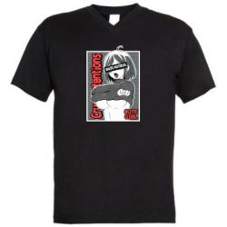 Чоловіча футболка з V-подібним вирізом Aheago - PrintSalon