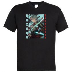 Чоловіча футболка з V-подібним вирізом Арт з Казухою - PrintSalon