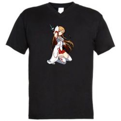 Чоловіча футболка з V-подібним вирізом Асуна