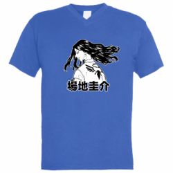 Мужская футболка  с V-образным вырезом Baji Keisuke - PrintSalon