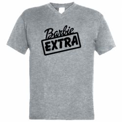 Мужская футболка  с V-образным вырезом Barbie Extra - PrintSalon
