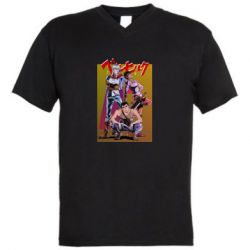 Мужская футболка  с V-образным вырезом Berserk poster - PrintSalon