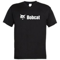 Чоловіча футболка з V-подібним вирізом Bobcat - PrintSalon