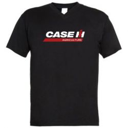 Мужская футболка  с V-образным вырезом Case IH Agriculture - PrintSalon