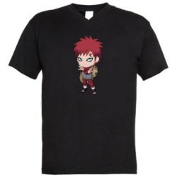 Чоловіча футболка з V-подібним вирізом Chibi Gaara