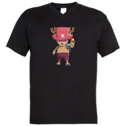 Чоловіча футболка з V-подібним вирізом Chopper Tony Tony from One Piece - PrintSalon