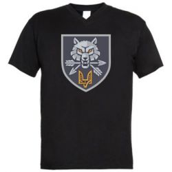 Мужская футболка  с V-образным вырезом Cимвол УССО - PrintSalon