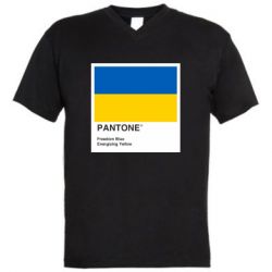 Мужская футболка  с V-образным вырезом Color of 2022