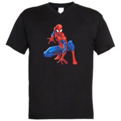 Чоловіча футболка з V-подібним вирізом Cool Spider-Man - PrintSalon