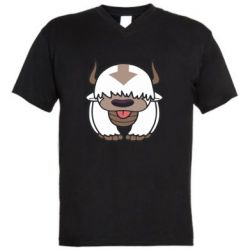 Мужская футболка  с V-образным вырезом Cute Appa - PrintSalon