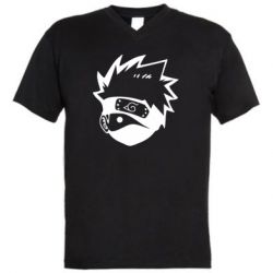 Чоловіча футболка з V-подібним вирізом Cute face Kakashi