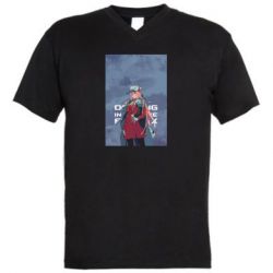 Чоловіча футболка з V-подібним вирізом DITF Zero Two Art