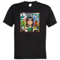 Мужская футболка  с V-образным вырезом Джоске - PrintSalon