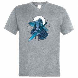 Чоловіча футболка з V-подібним вирізом Elden Ring Ranni - PrintSalon