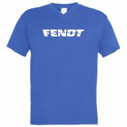 Чоловіча футболка з V-подібним вирізом Fendt Logo - PrintSalon