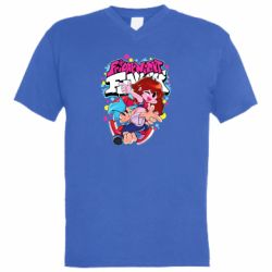 Чоловіча футболка з V-подібним вирізом FNF Heroes - PrintSalon