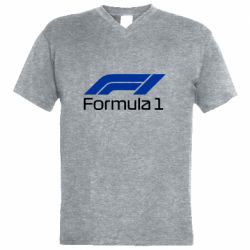Чоловіча футболка з V-подібним вирізом Formula 1 Logo