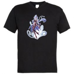 Чоловіча футболка з V-подібним вирізом Ganyu art - PrintSalon