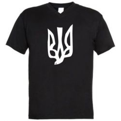 Чоловіча футболка з V-подібним вирізом Герб миру - PrintSalon