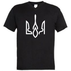 Чоловіча футболка з V-подібним вирізом Герб воля - PrintSalon