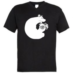 Чоловіча футболка з V-подібним вирізом Grizzly’s Sin of Sloth