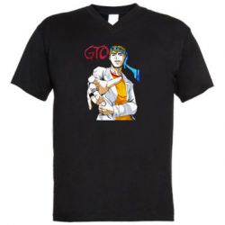 Чоловіча футболка з V-подібним вирізом GTO Art - PrintSalon