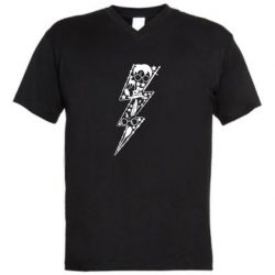 Чоловіча футболка з V-подібним вирізом Harry Potter symbols - PrintSalon